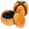 YMI Bamboo 0.8-Inch Reversible 19x19 / 13x13 Go Game Set Board with Double Convex Melamine Stones and Bamboo Bowls - Classic Strategy Board Game (Baduk/Weiqi) - Image 3