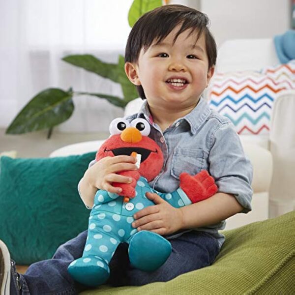 Sesame Street Elmo 12-inch Plush, Sings The Brushy Brush Song, Toy for Kids Ages 18 Months and Up - Image 5