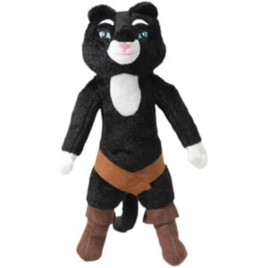 uiuoutoy New Cartoon Black Cat Plush Toy Soft Paws Stuffed Animal Doll 12''