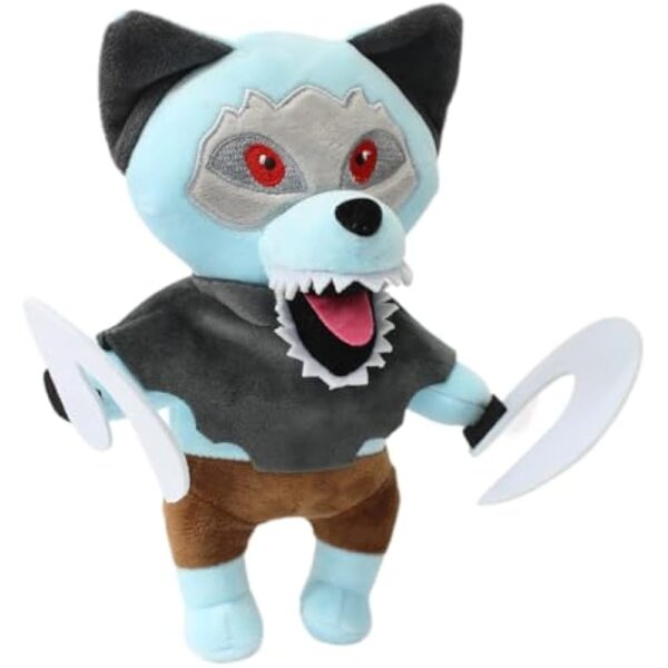 uiuoutoy Funny Bad Wolf Plush Toy Soft Stuffed Animal Doll 9'' - Image 2