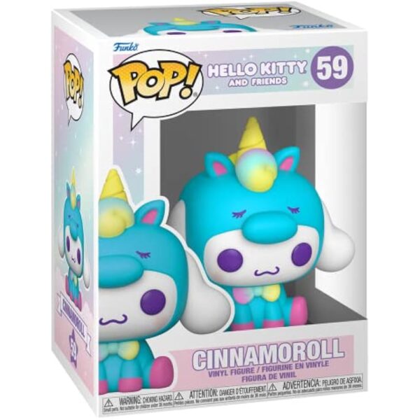Pop! Animation: Sanrio Hello Kitty Cinnamorol Unicorn Party Vinyl Figure - Image 2
