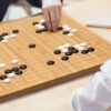 YMI Bamboo 0.8-Inch Reversible 19x19 / 13x13 Go Game Set Board with Single Convex Melamine Stones and Bamboo Wood Bowls Set - Classic Strategy Board Game (Baduk/Weiqi) - Image 2