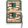 YMI Travel Size Backgammon Mini Game Set, Izmir - Magnetic Checkers and 9-inch Board in Sleek Leatherette Case - Classic Strategy Board Game - Image 4