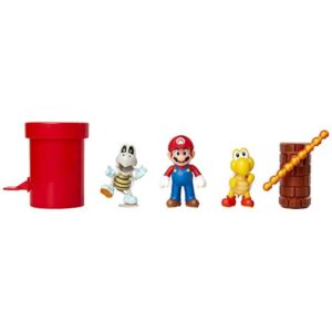 Super Mario Nintendo Dungeon 2.5” Figure Multipack Diorama Set with Accessories