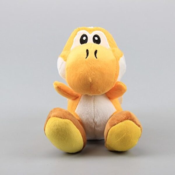 uiuoutoy Yellow Yoshi Plush Toy Stuffed Animal Doll 6" - Image 2