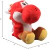 uiuoutoy Red Yoshi Plush Toy Stuffed Animal Doll 6" - Image 2