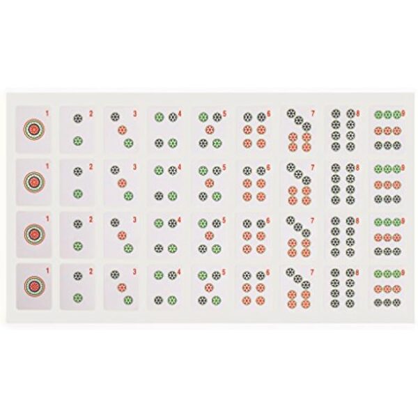 YMI Set of 180 American Mahjong Tile Decal Stickers - Made