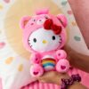 Care Bears Hello Kitty Dressed As Cheer Bear 8" Fun-Size Plush - Soft, Huggable Bestie! – Good for Girls and Boys, Employees, Collectors, Ages 4+ - Image 3