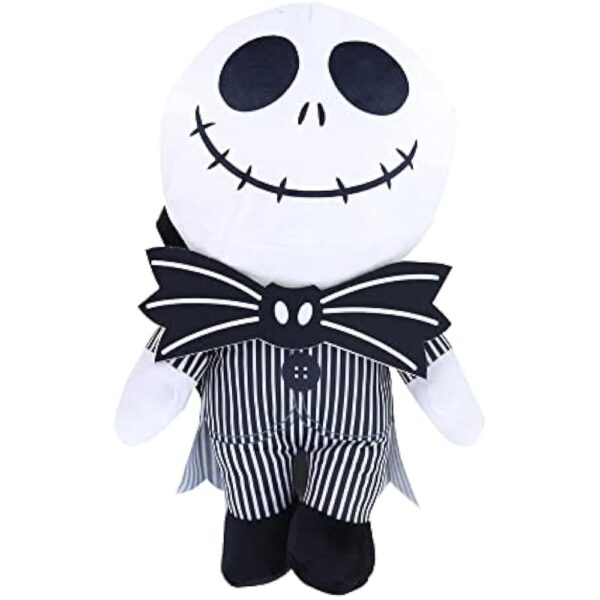 Disney's Nightmare Before Christmas Jack Skellington Jumbo 16 Inches Plush Backpack White