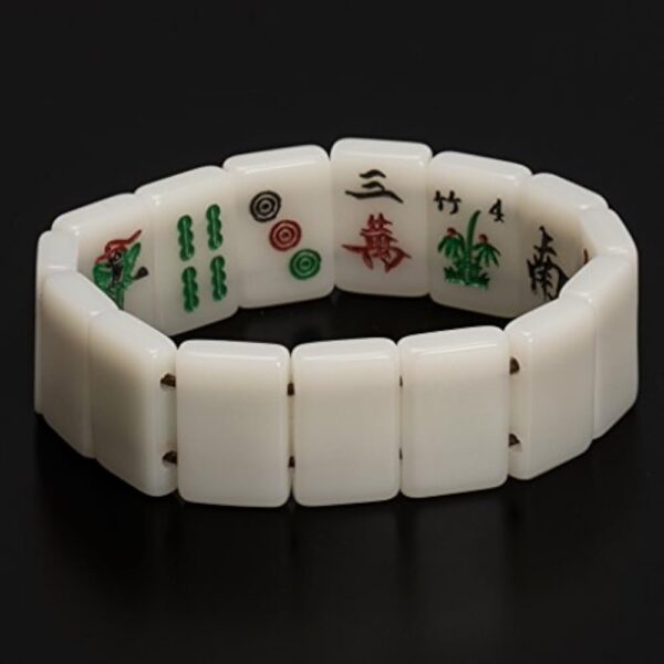 YMI Mahjong Mini-Tiles Stretchy Bracelet - Image 2