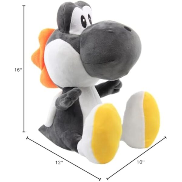 uiuoutoy 16'' Luigi & 12" Black Yoshi Plush Set of 2 pcs - Image 3