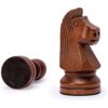 Husaria Staunton Tournament No. 5 Chessmen with 2 Extra Queens and Wooden Box, 3.5-inch Kings - Image 3