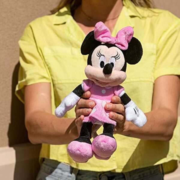 Minnie 10776 Disney Pink 11" Beans Plush, Multi, 6" - Image 6