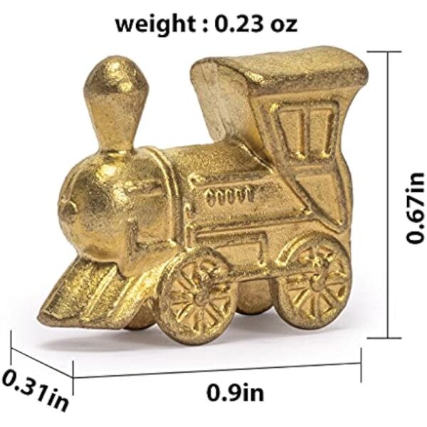 YMI Metal Die-Cast Mexican Train Domino Train Markers - Set of 8 - Image 5