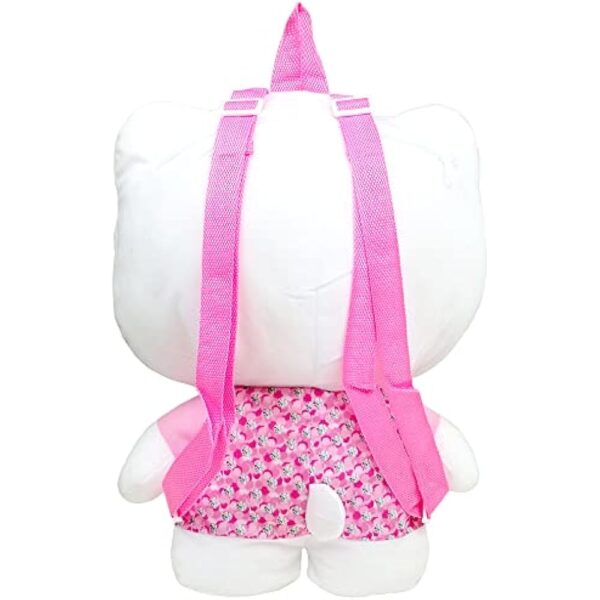 Fast Forward Hello Kitty Plush Backpack #C6LFA2 Pink Medium - Image 2