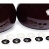 YMI Double Convex Melamine Go Game Stones Set with Jujube Bowls - Size 33 (9 millimeters) - Image 5