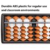 YMI Digit Standard Abacus 10.5 Inches - Professional 17 Column Soroban Calculator (Functional and Educational Learning Tool) - Image 3