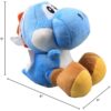 uiuoutoy Blue Yoshi Plush Toy Stuffed Animal Doll 6" - Image 2