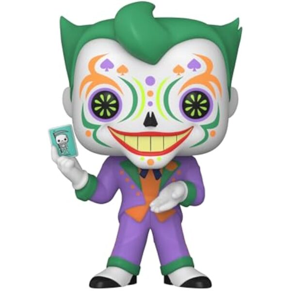 Funko POP Heroes: Dia De Los DC - Joker, Multicolor - Image 2