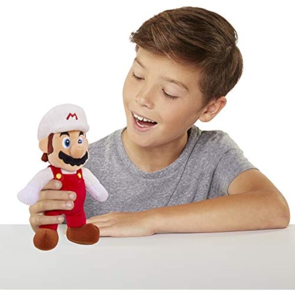 Super Mario Fire Mario 7.5 Inch Plush - Image 2