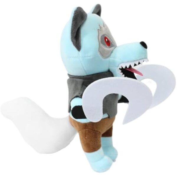 uiuoutoy Funny Bad Wolf Plush Toy Soft Stuffed Animal Doll 9'' - Image 3