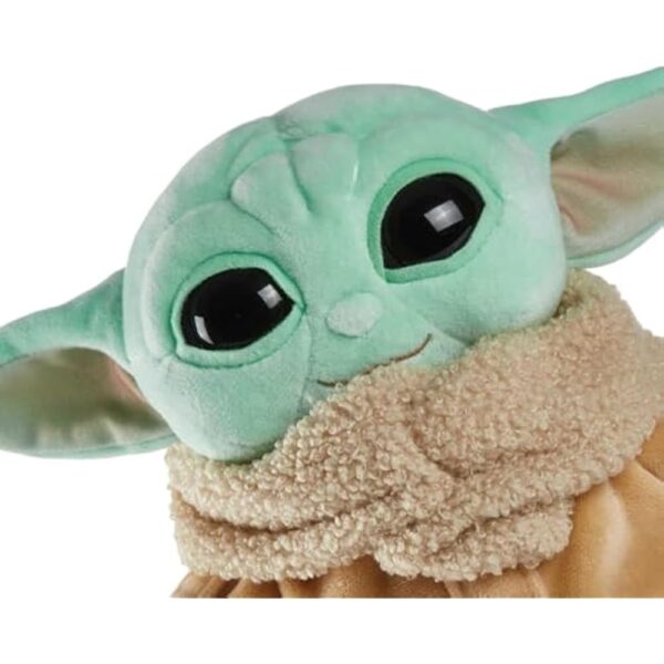 Mattel Star Wars Grogu Plush Toy, 8-inch Character Figure from Star Wars The Mandalorian, Soft Doll in Classic Look - Image 3