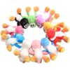 uiuoutoy Dragons Plush 4.7'' Keychain Doll Toy 10 Pieces Set