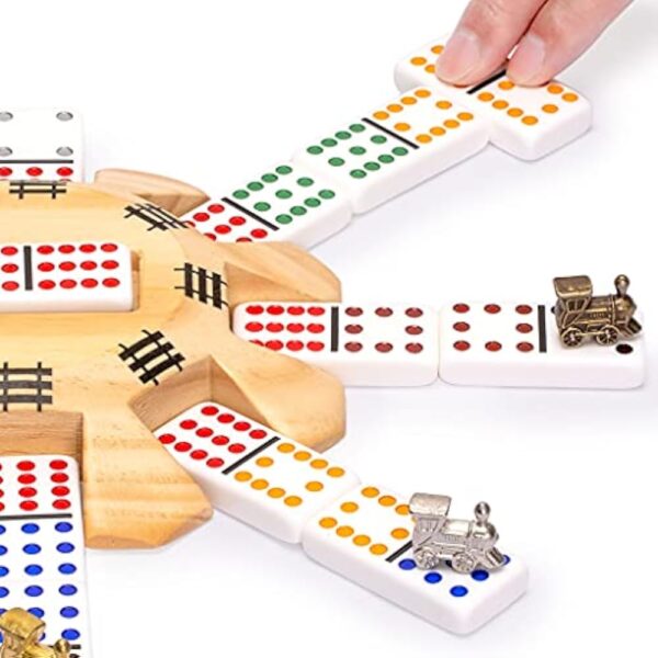 YMI Metal Die-Cast Mexican Train Domino Train Markers - Set of 8 - Image 6