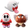 uiuoutoy Shy Guy & Ghost Boo & Goomba Plush Set of 3 pcs