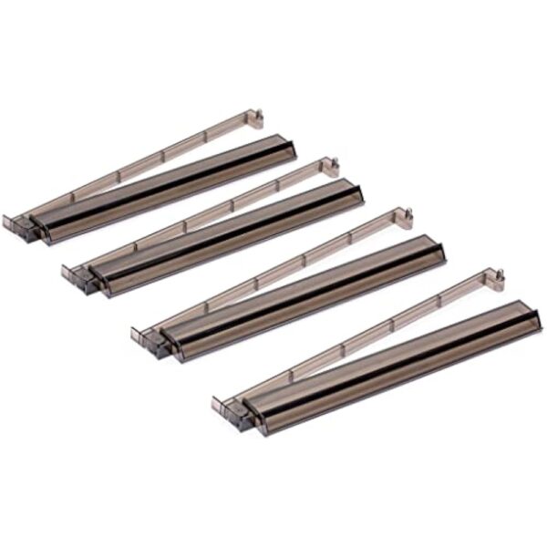YMI Modern Mahjong Racks with Built-in Pushers - Black - Set of 4 - Image 3
