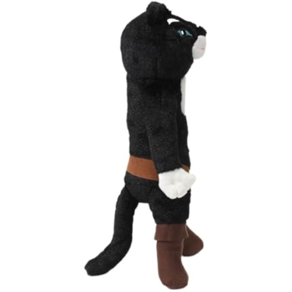uiuoutoy New Cartoon Black Cat Plush Toy Soft Paws Stuffed Animal Doll 12'' - Image 3