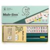 YMI "Mah-Jinn, a New Kind of Mahjong for Young Players - Complete Set with 152 Melamine Tiles, 4 Wooden Racks, and Dice - Image 4