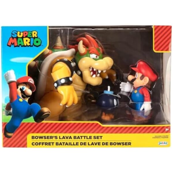 Super Mario 3 and 5 Inch Diorama World Of Nintendo - Bowser Diorama Set - Image 4