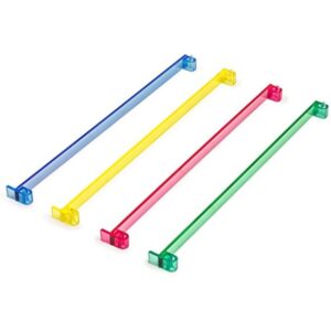 YMI American Mahjong Tile Pushers - Set of 4, 18-Inch Multi-Color Acrylic Mahjong Pushers