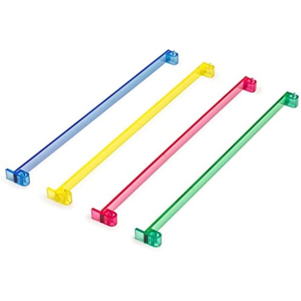 YMI American Mahjong Tile Pushers - Set of 4, 18-Inch Multi-Color Acrylic Mahjong Pushers