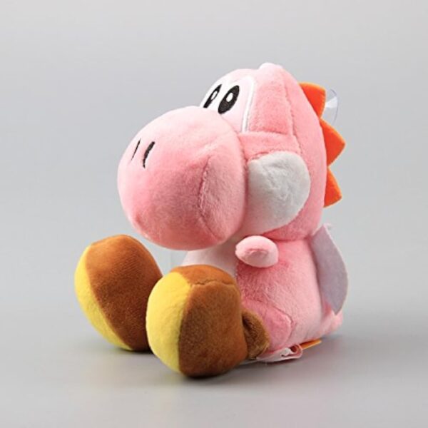 uiuoutoy Pink Yoshi Plush Toy Stuffed Animal Doll 6" - Image 4