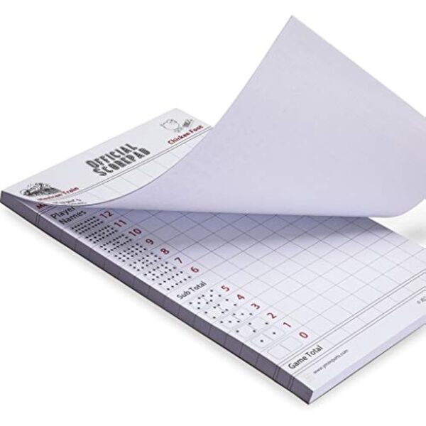 YMI Mexican Train and Chicken Foot Dominoes Scorepad/Scoring Sheets (8.2 x 5.5 Inches) - 60 Sheets - Image 2
