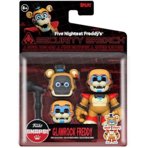 Funko Five Nights at Freddy's (FNAF) Snap: Glamrock Freddy Fazbear - Collectable Vinyl Figure - Gift Idea - Official Merchandise - Image 2