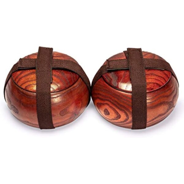 YMI Double Convex Melamine Go Game Stones Set with Jujube Bowls - Size 32 (9 millimeters) - Image 3