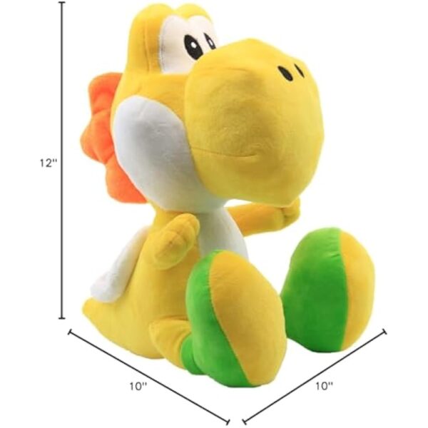 uiuoutoy 12" Yellow Yoshi Stuffed Plush - Image 2