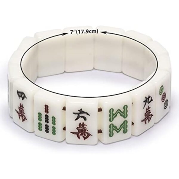 YMI Mahjong Mini-Tiles Stretchy Bracelet - Image 5