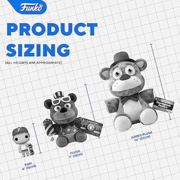 Funko Plush: Five Nights at Freddy's (FNAF) Pizza Sim: Lefty - FNAF Pizza Simulator - Collectible Soft Plush - Birthday Gift Idea - Official Merchandise - Stuffed Plushie for Kids and Adults - Image 3