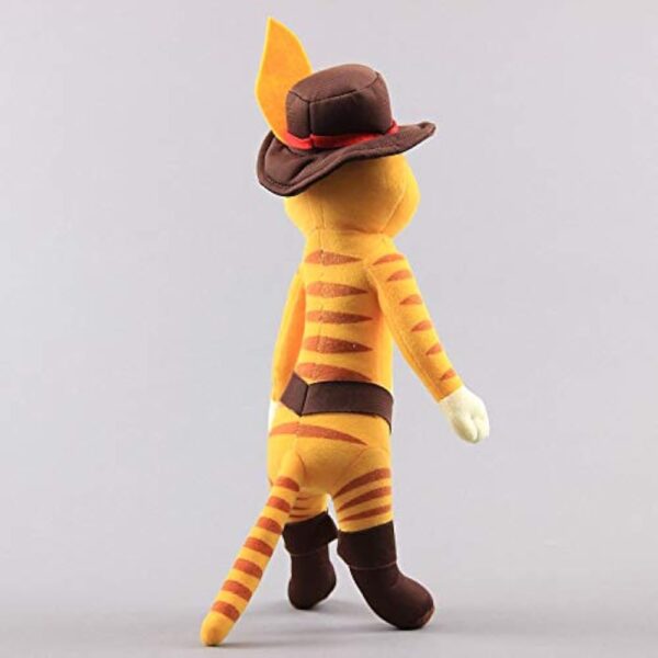 uiuoutoy Funny Yellow Cat Plush Toy Soft Paws Stuffed Doll 14'' - Image 5