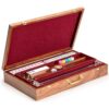 YMI American Mahjong Set, Golden Fortune with 166 Acrylic Mahjong Tiles, Inlaid Wooden Case, Racks and Other Accessories - Image 4