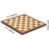 Husaria Reversible Checkers and Draughts Wooden Game Set - 10x10 and 8x8 Board - Image 4