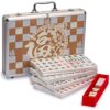 YMI Champion-Size Chinese Mahjong Game Set with Aluminum Case - with 146 Tiles, 3 Dice and a Wind Indicator - for Chinese Style Gameplay Only - Image 4