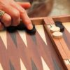 YMI Wooden Inlaid Backgammon Set, Dorne - with Wooden Playing Pieces and Accessories, 13-inch Board - Image 4