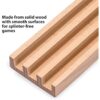 YMI Premium Beechwood Domino Racks/Trays (10-Inch) - Set of 4 - Domino Holders for Mexican Train, Chickenfoot and Other Domino Games - Image 6