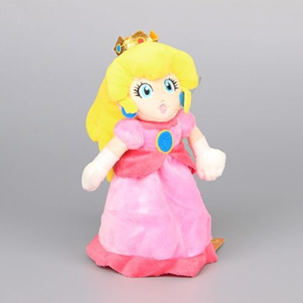 uiuoutoy Princess Peach Plush Toy Stuffed Doll 8'', Pink - Image 3
