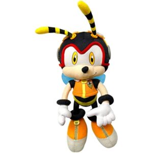 GE Animation GE52680 Eastern Sonic The Hedgehog Charmy Plush, 8.5''H, Multi-Colored
